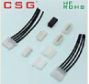 male-female 6 pin electrical wiring harness
